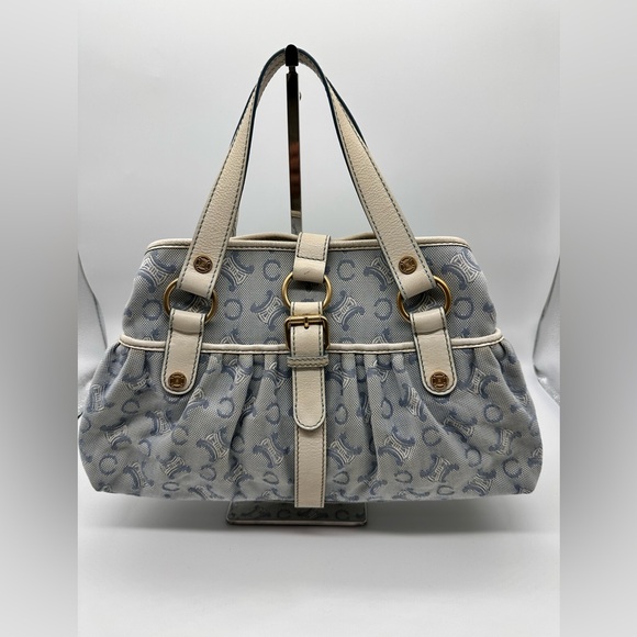 Celine
Celine Blue/White Monogram Canvas and Leather Satchel - Picture 1 of 13